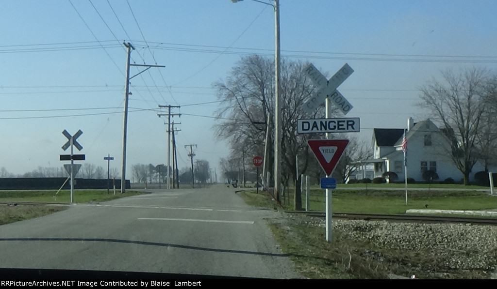 "Danger" sign from the PRR era
